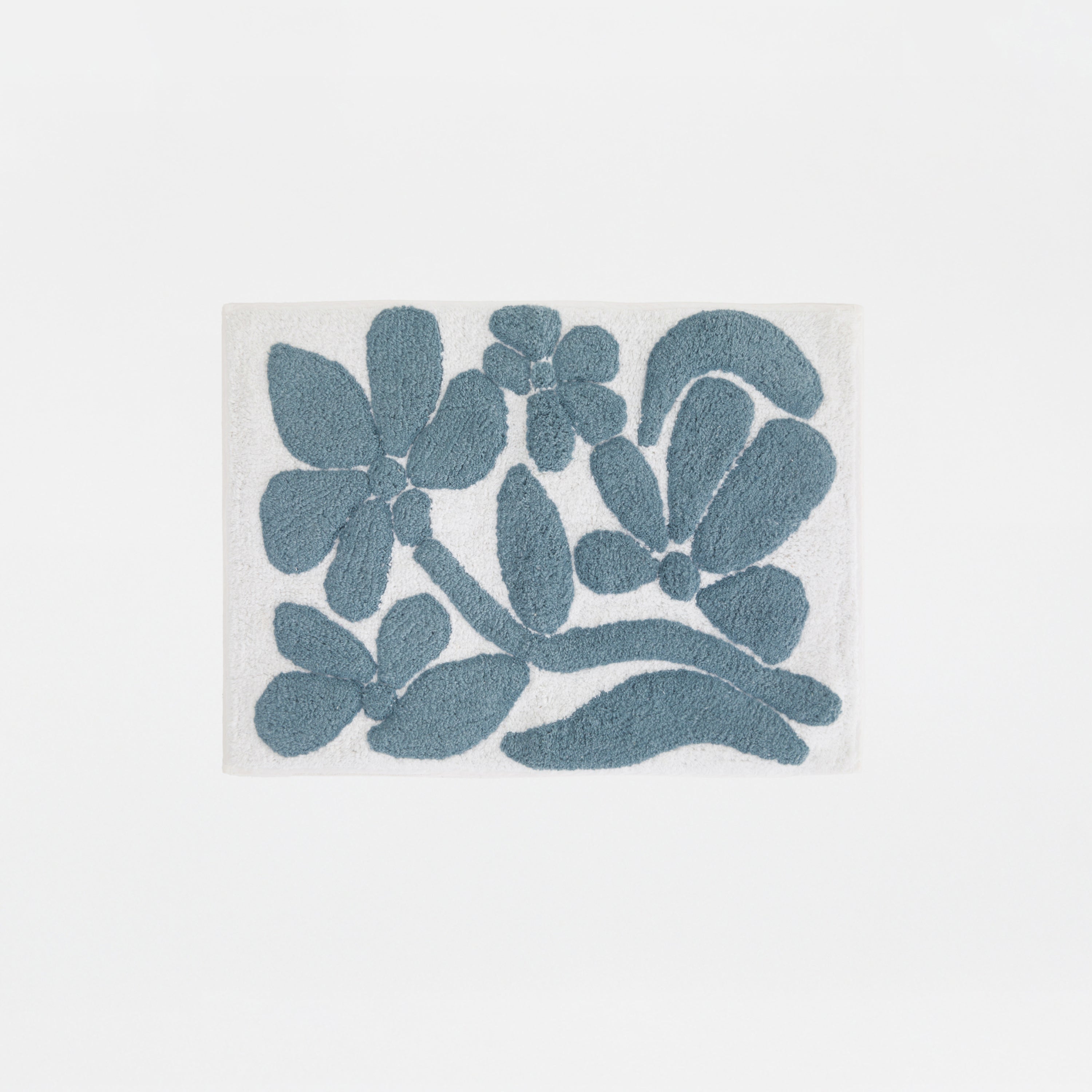100% Cotton Floral Patterned Bath Mat