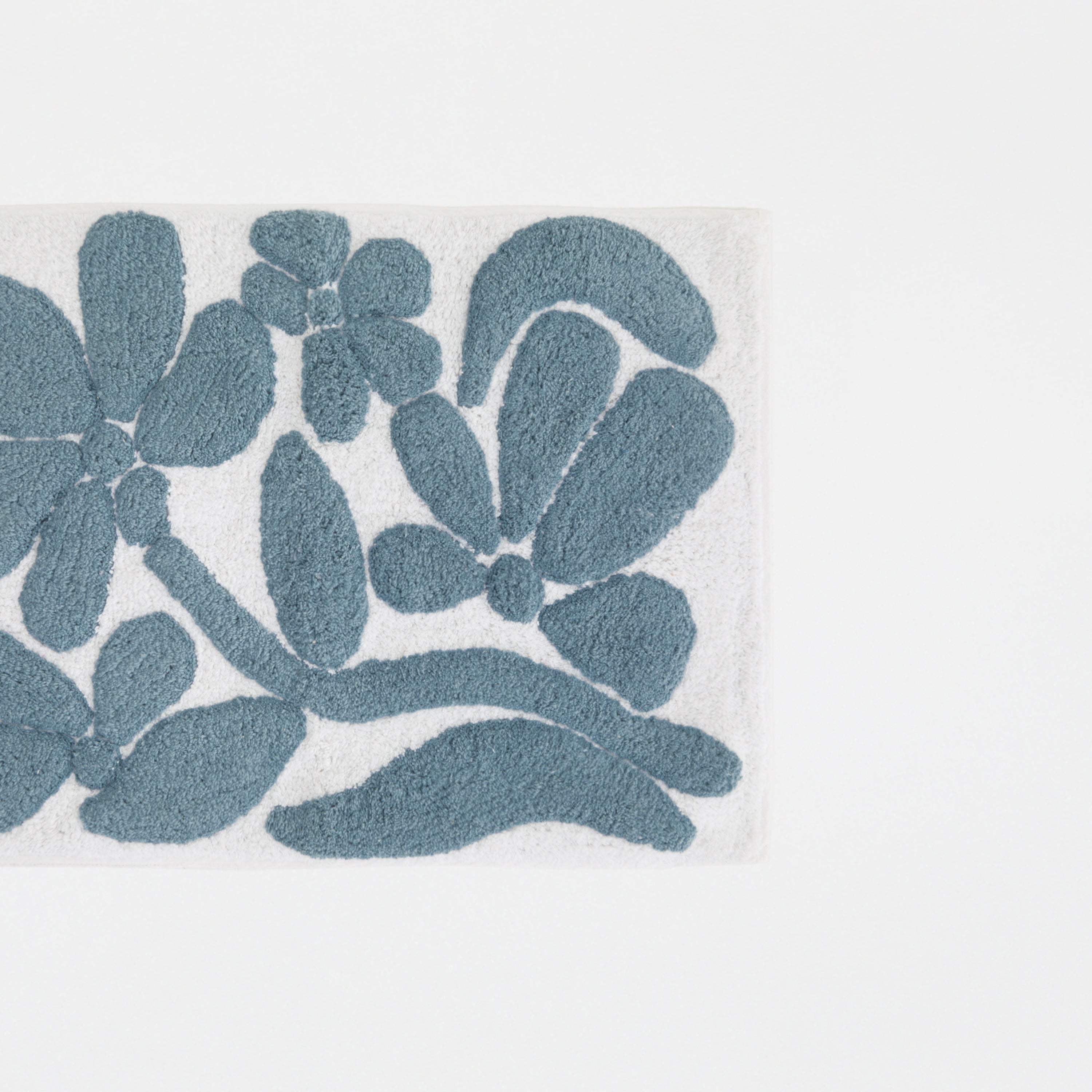 100% Cotton Floral Patterned Bath Mat