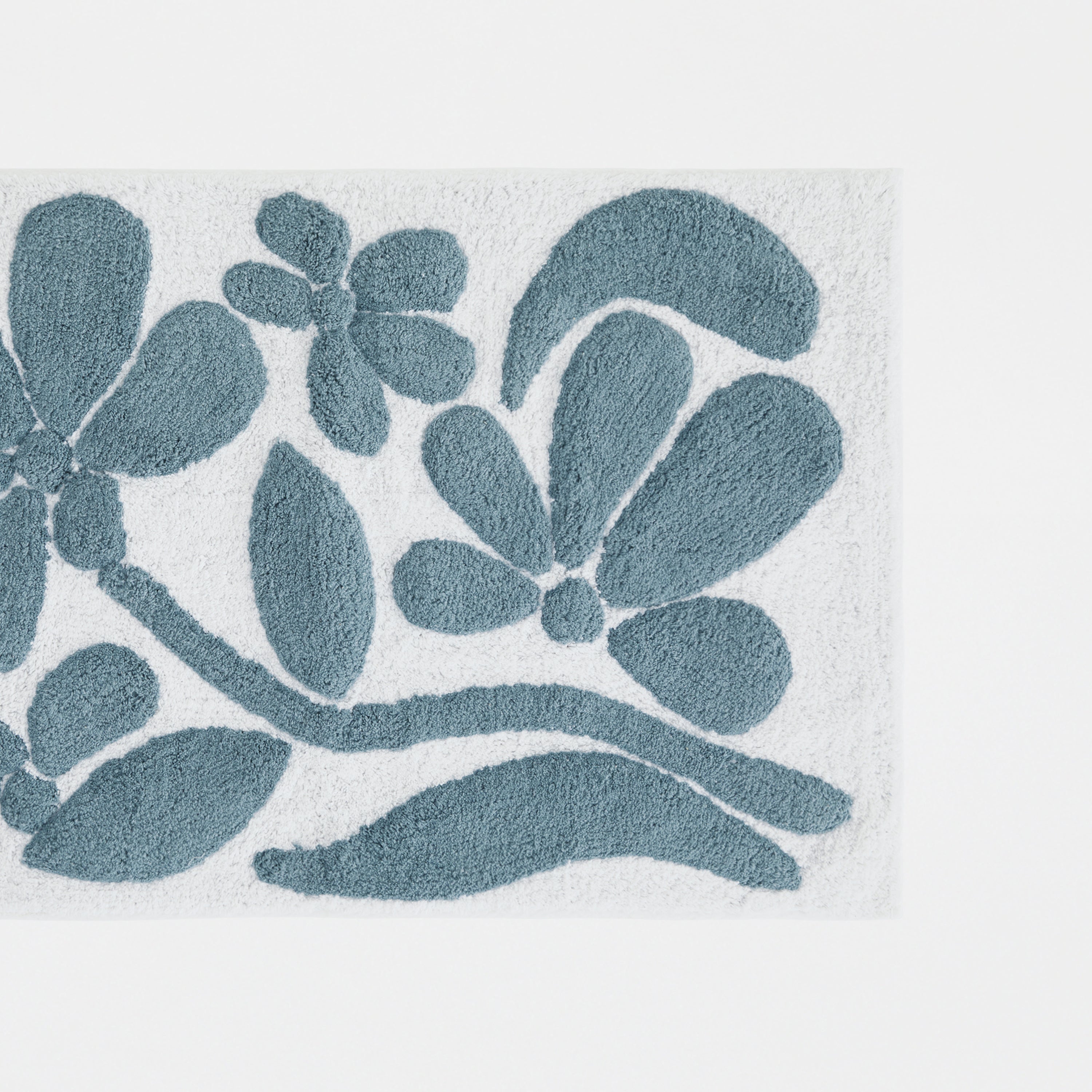 100% Cotton Floral Patterned Bath Mat
