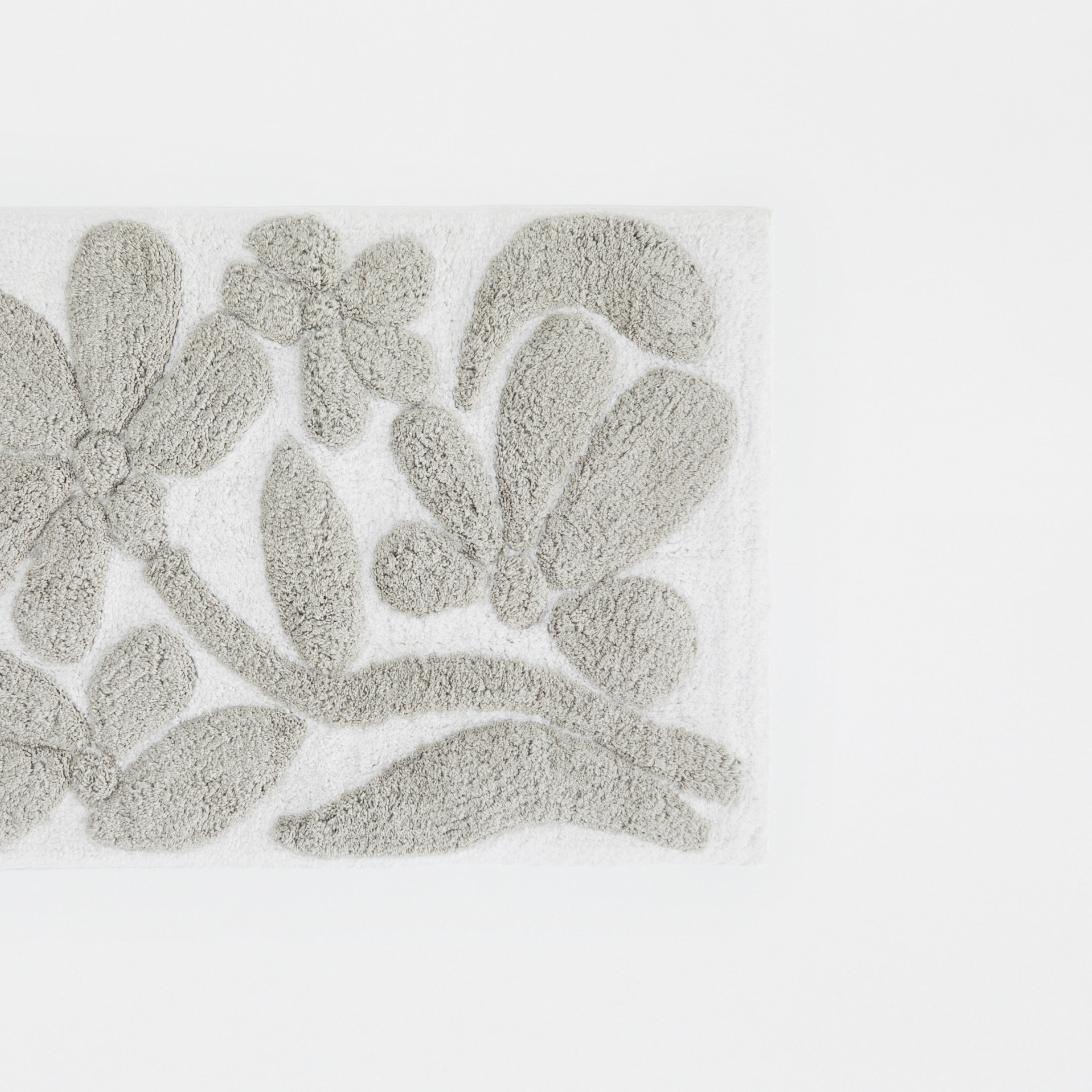 100% Cotton Floral Patterned Bath Mat
