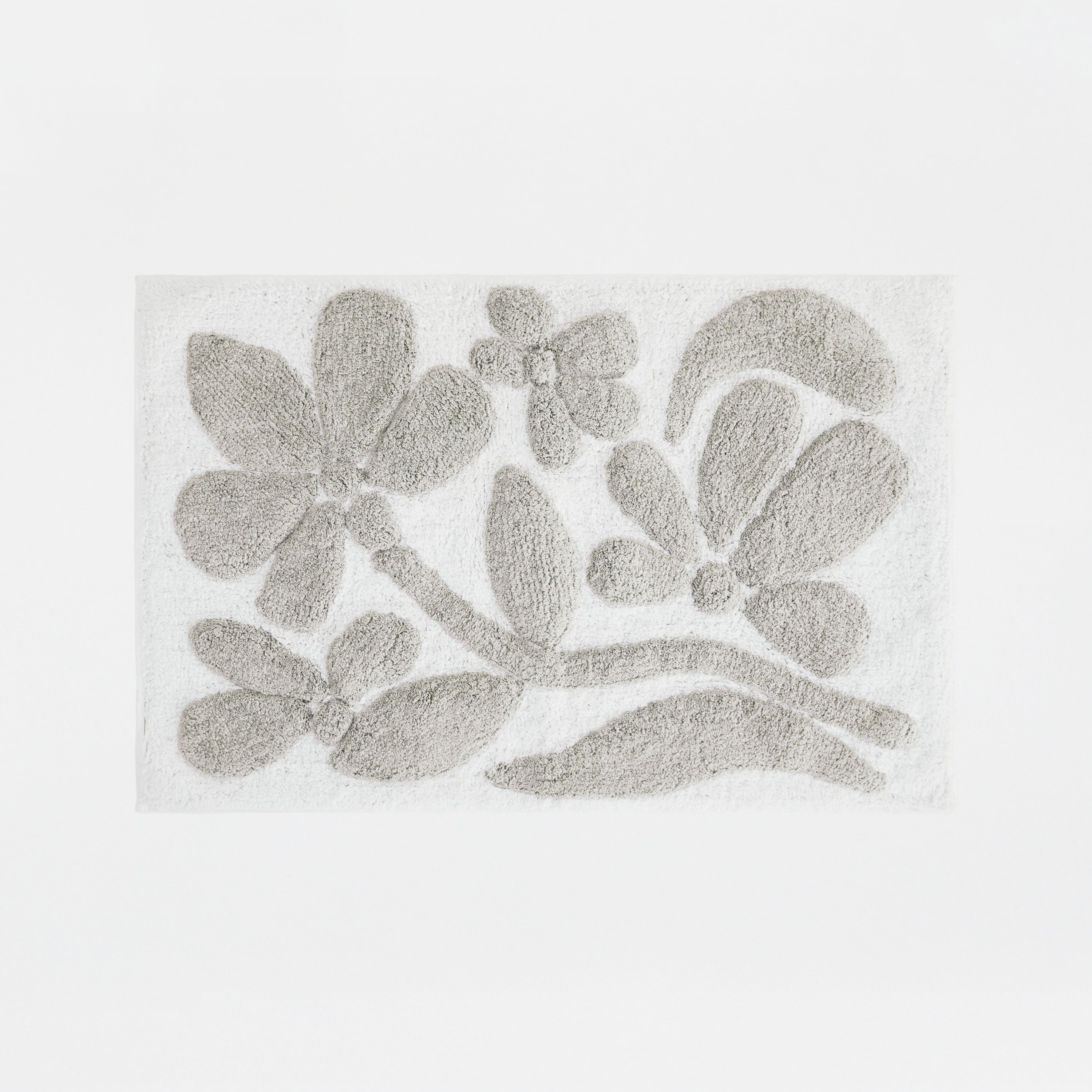 100% Cotton Floral Patterned Bath Mat
